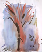 Dancing-Tree-watercolour-ink-painting
