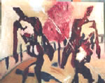 Facing-Myself-oil-painting