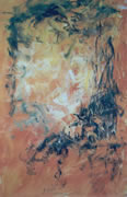 White-Face-in-Yellow-oil-painting