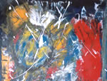 Tribute-to-Pollock-acryllic-oil-painting