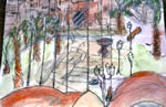 Tunisia-watercolour-painting