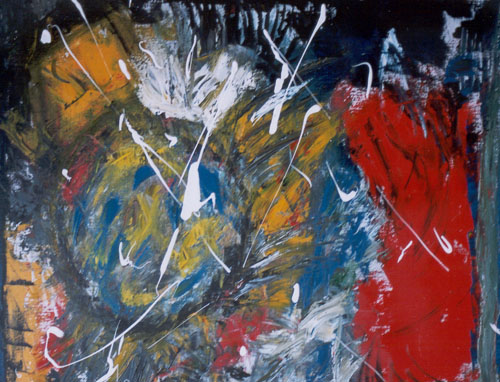 Tribute-to-Pollock-acrylic-painting