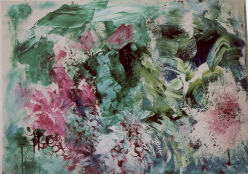 Abstract-Flowers-oil-painting