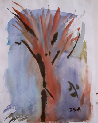 Dancing-Tree-watercolour-painting