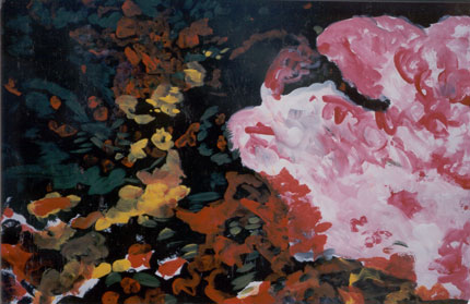 Rhododendrons-KenWood-gouache-painting
