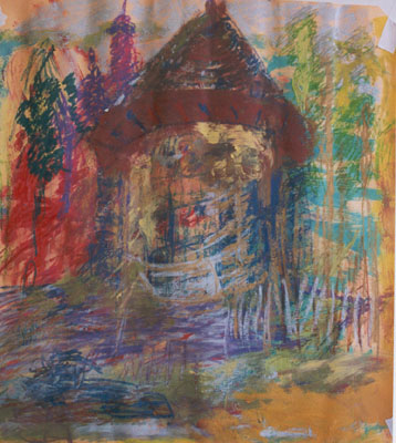 Dovecote-Chantilly-pastel-painting
