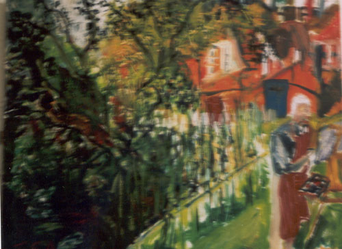 Fred-at-the-Easel-oil-painting