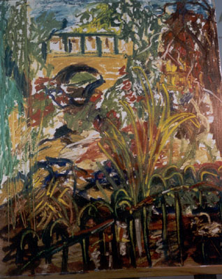 Lower-Pond-Waterlow-Park-oil-painting