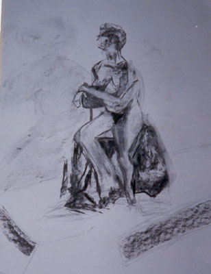 Nude-charcoal-looking-backwards-charcoal-drawing