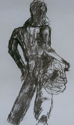 Back-of-Fashion-Model-charcoal-drawing