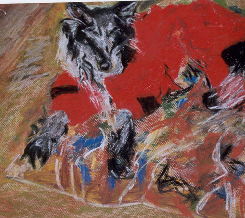 Benji-pastel-painting