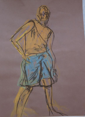 Fashion-Model-looking-cool-pastel-painting