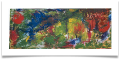 Abstract 4 :: Oil on Canvas :: 34" x16" ::  690