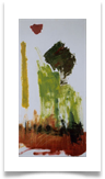  Abstract Landscape :: Oil on Canvas :: 34" x 18" ::  865