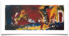 Fireworks over the Med :: Oil  on Canvas :: 36" x 18" ::  1,565
