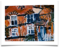 House on Stanmore Common :: Oil on Canvas :: 30" x 38" :: SOLD