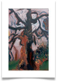 Tree, Waterlow Park :: Oil on  Canvas (Framed) :: 24" x 20" ::  510
